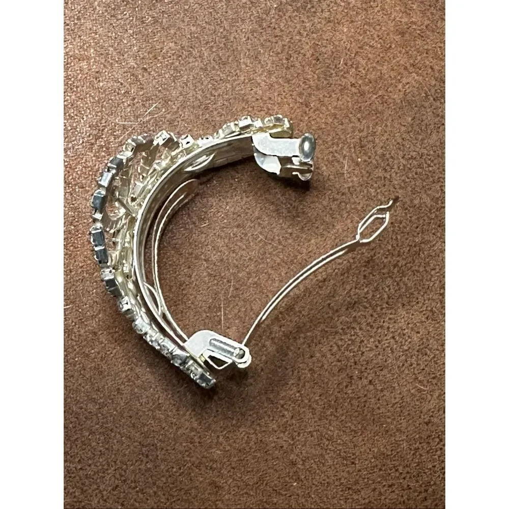 Vintage Rhinestone Tiara Set Gold Bridal Prom Crown Lot